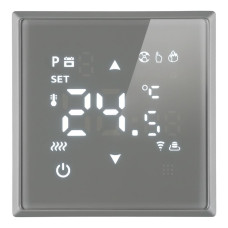 Терморегулятор Wi-Fi STEKKER Эмили платиново-серый